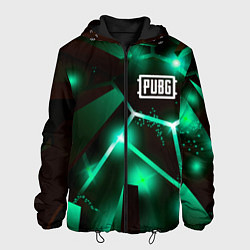 Куртка с капюшоном мужская PUBG разлом плит, цвет: 3D-черный