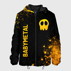 Мужская куртка Babymetal - gold gradient: надпись, символ
