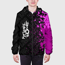 Куртка с капюшоном мужская My Chemical Romance rock legends: по-вертикали, цвет: 3D-черный — фото 2