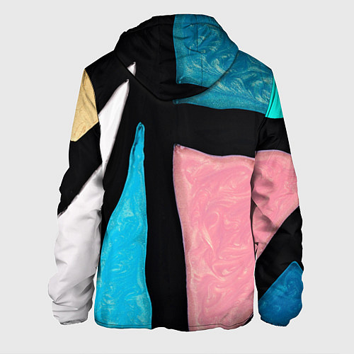 Мужская куртка Переливы красок / 3D-Черный – фото 2