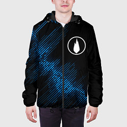 Куртка с капюшоном мужская Thousand Foot Krutch звуковая волна, цвет: 3D-черный — фото 2
