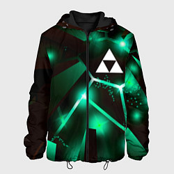 Куртка с капюшоном мужская Zelda разлом плит, цвет: 3D-черный