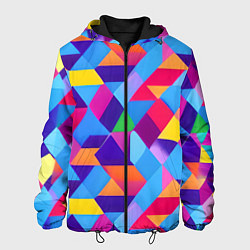Мужская куртка Геометрическая абстракция красок