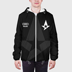 Куртка с капюшоном мужская Форма Astralis black, цвет: 3D-белый — фото 2