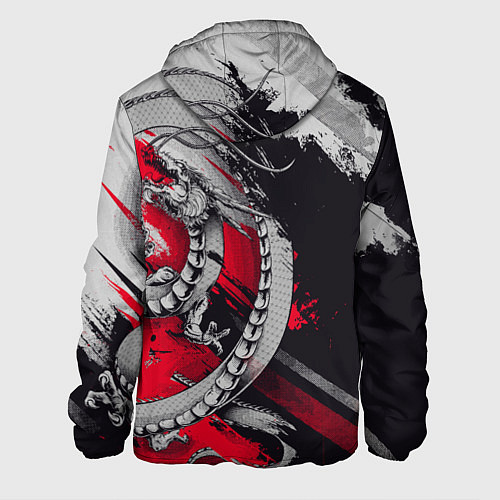 Мужская куртка Dragon - Japan style / 3D-Черный – фото 2