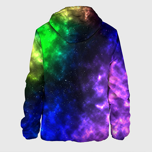 Мужская куртка Космос мультицвет / 3D-Черный – фото 2
