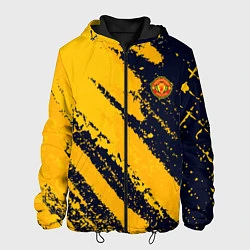 Куртка с капюшоном мужская Manchester United FC ФК Манчестер Юнайтед, цвет: 3D-черный