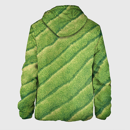 Мужская куртка Травяной паттерн / 3D-Черный – фото 2