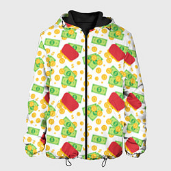 Куртка с капюшоном мужская Cash, цвет: 3D-черный