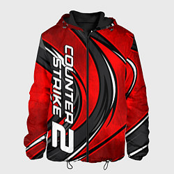 Куртка с капюшоном мужская Counter strike 2- red beast, цвет: 3D-черный