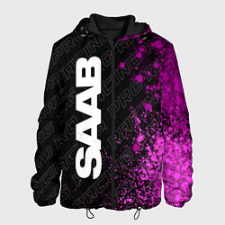 Мужская куртка Saab pro racing: по-вертикали