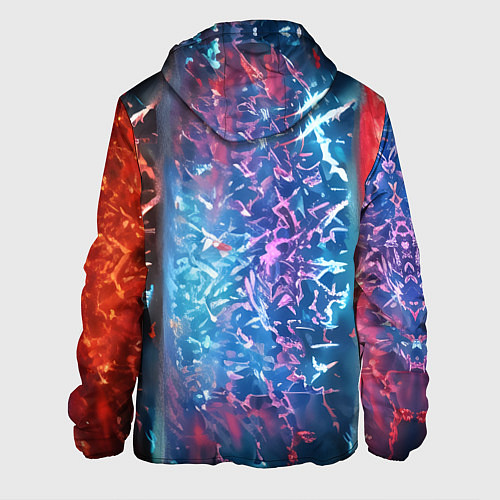 Мужская куртка Стихии воды и лавы / 3D-Черный – фото 2
