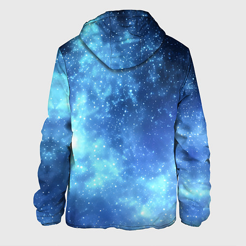 Мужская куртка Яркие звёзды в космосе / 3D-Черный – фото 2