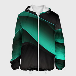 Мужская куртка Абстрактная зеленая текстура