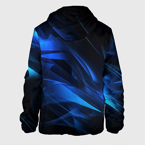 Мужская куртка Black blue texture / 3D-Черный – фото 2