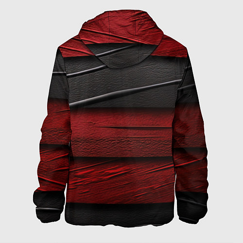Мужская куртка Black red texture / 3D-Черный – фото 2