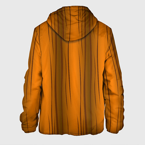Мужская куртка Текстура бревна вертикальные / 3D-Черный – фото 2