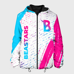 Мужская куртка Beastars neon gradient style: надпись, символ