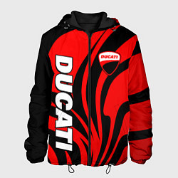 Мужская куртка Ducati - red stripes