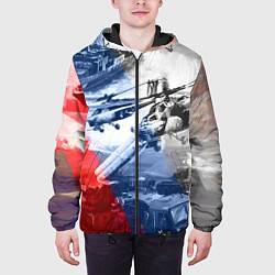 Куртка с капюшоном мужская Армия РФ, цвет: 3D-черный — фото 2