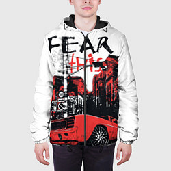 Куртка с капюшоном мужская Fear This, цвет: 3D-черный — фото 2