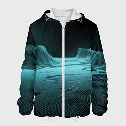 Мужская куртка Space landscape - vaporwave