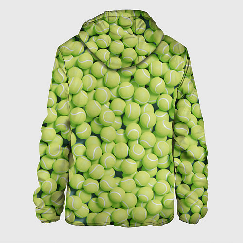 Мужская куртка Узор из теннисных мячей / 3D-Черный – фото 2