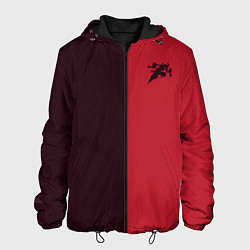 Куртка с капюшоном мужская Прыжок Шако, цвет: 3D-черный