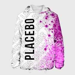 Куртка с капюшоном мужская Placebo rock legends: по-вертикали, цвет: 3D-белый