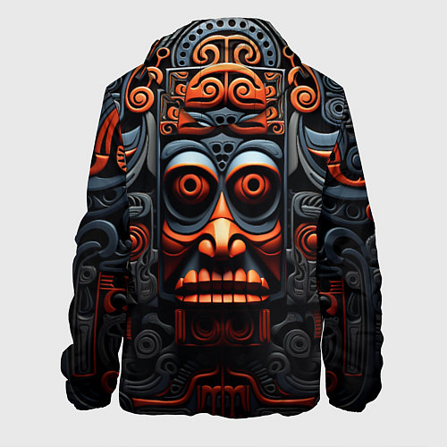 Мужская куртка Арт в этническом стиле / 3D-Черный – фото 2