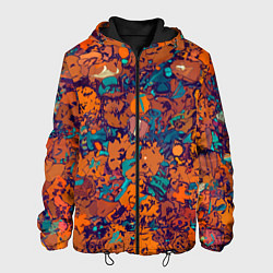 Куртка с капюшоном мужская Осенняя ностальгия, цвет: 3D-черный