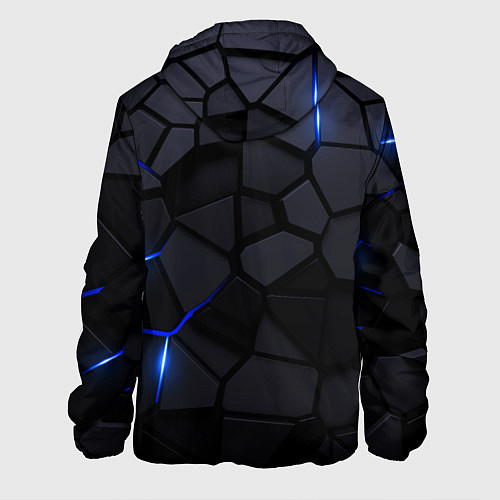 Мужская куртка Infiniti - плиты с эффектом свечения / 3D-Черный – фото 2