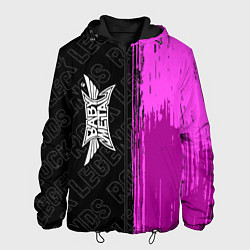 Куртка с капюшоном мужская Babymetal rock legends по-вертикали, цвет: 3D-черный