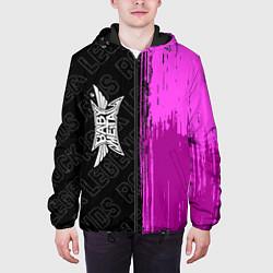 Куртка с капюшоном мужская Babymetal rock legends по-вертикали, цвет: 3D-черный — фото 2