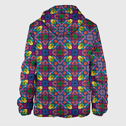 Мужская куртка Стеклянная мозаика / 3D-Черный – фото 2