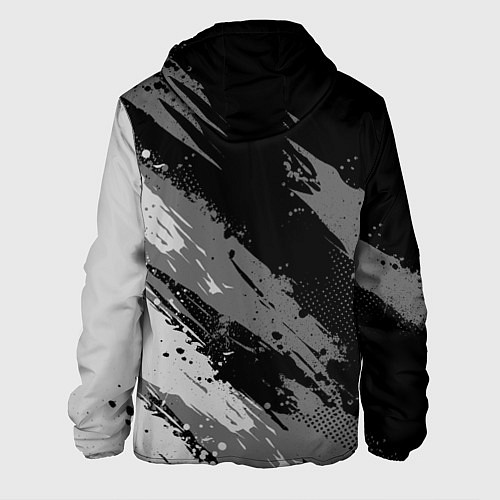 Мужская куртка N7 - mass effect monochrome / 3D-Черный – фото 2