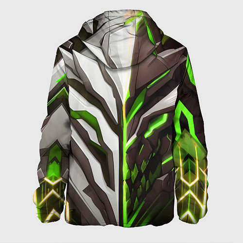 Мужская куртка Броня адская и райская зелёная / 3D-Черный – фото 2