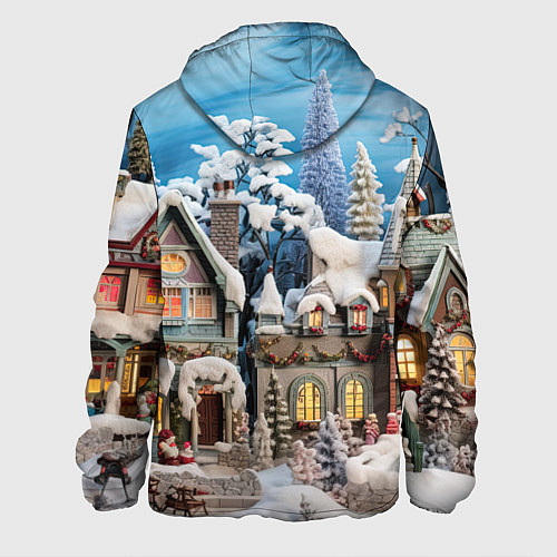 Мужская куртка Северное сияние торжества / 3D-Черный – фото 2