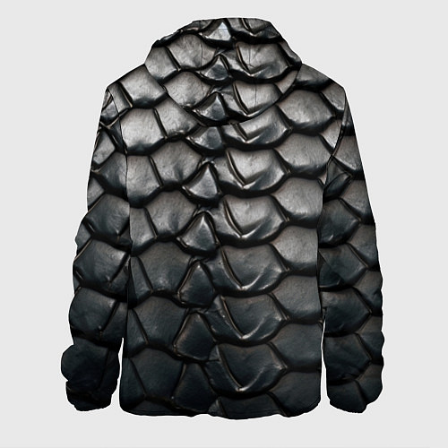 Мужская куртка Текстура черного дракона / 3D-Черный – фото 2