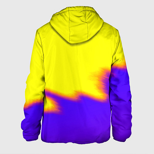 Мужская куртка НБА баскетбол краски неоновые желтые / 3D-Черный – фото 2