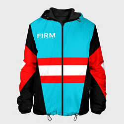 Куртка с капюшоном мужская FIRM спортик 80е, цвет: 3D-черный