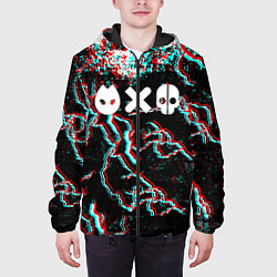 Куртка с капюшоном мужская Love death & robots strom, цвет: 3D-черный — фото 2