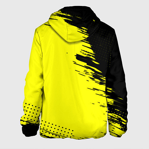 Мужская куртка Cyberpunk 2077 краски на чёрном / 3D-Черный – фото 2