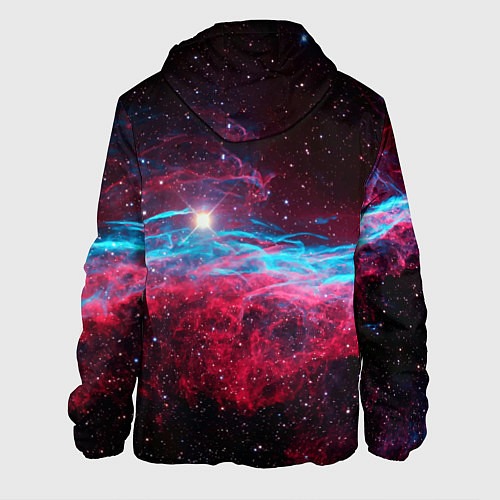 Мужская куртка Uy scuti star - neon space / 3D-Черный – фото 2