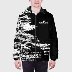 Куртка с капюшоном мужская Counter Strike go - pattern, цвет: 3D-черный — фото 2
