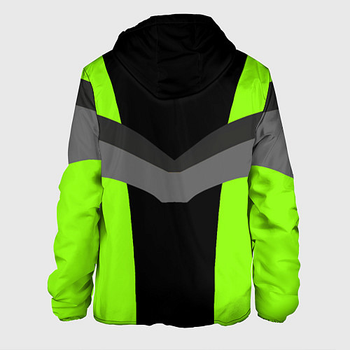Мужская куртка Спортивный и зелёный / 3D-Черный – фото 2