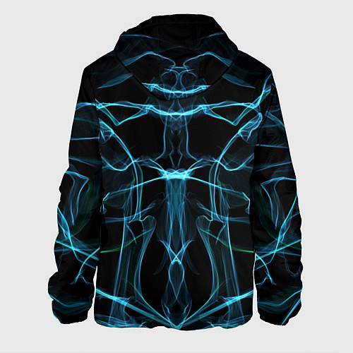 Мужская куртка Мягкие абстрактные симметричные линии / 3D-Черный – фото 2