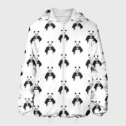 Мужская куртка Panda love - pattern
