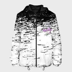 Куртка с капюшоном мужская GTA vice city краски, цвет: 3D-черный