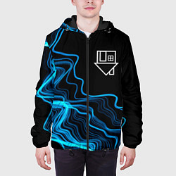 Куртка с капюшоном мужская The Neighbourhood sound wave, цвет: 3D-черный — фото 2
